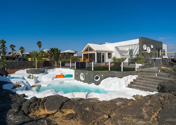 Luxury With Private Pool, Jacuzzi&sauna - Cueva Del Sol Tahiche